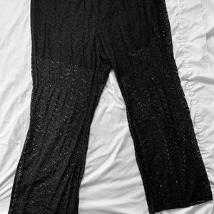 Torrid Lace Cut-Out Pants